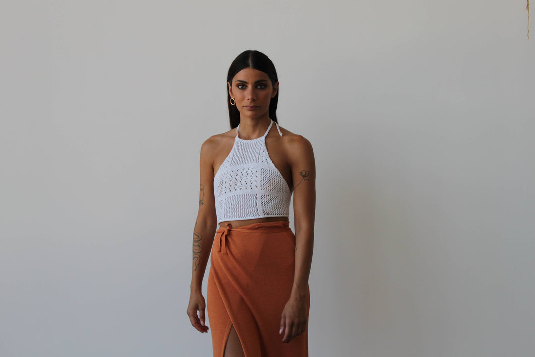 Crochet Style Top - Andrea - 22 Palms Boutique