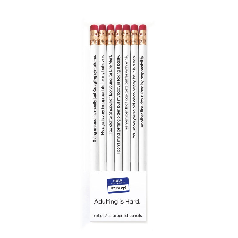Adulting is Hard Pencil Set - 22 Palms Boutique