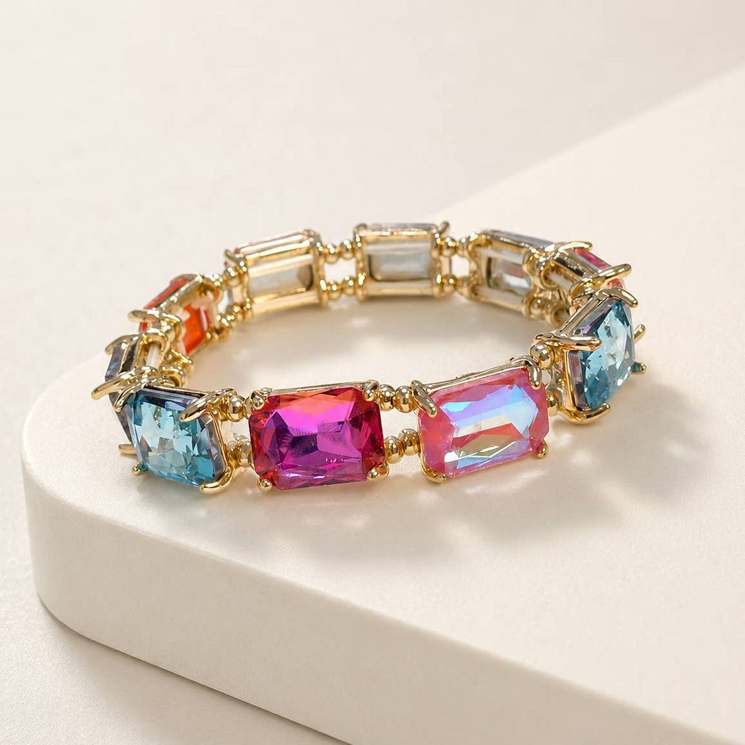 Parisian Blush Crystal Bracelet Collection