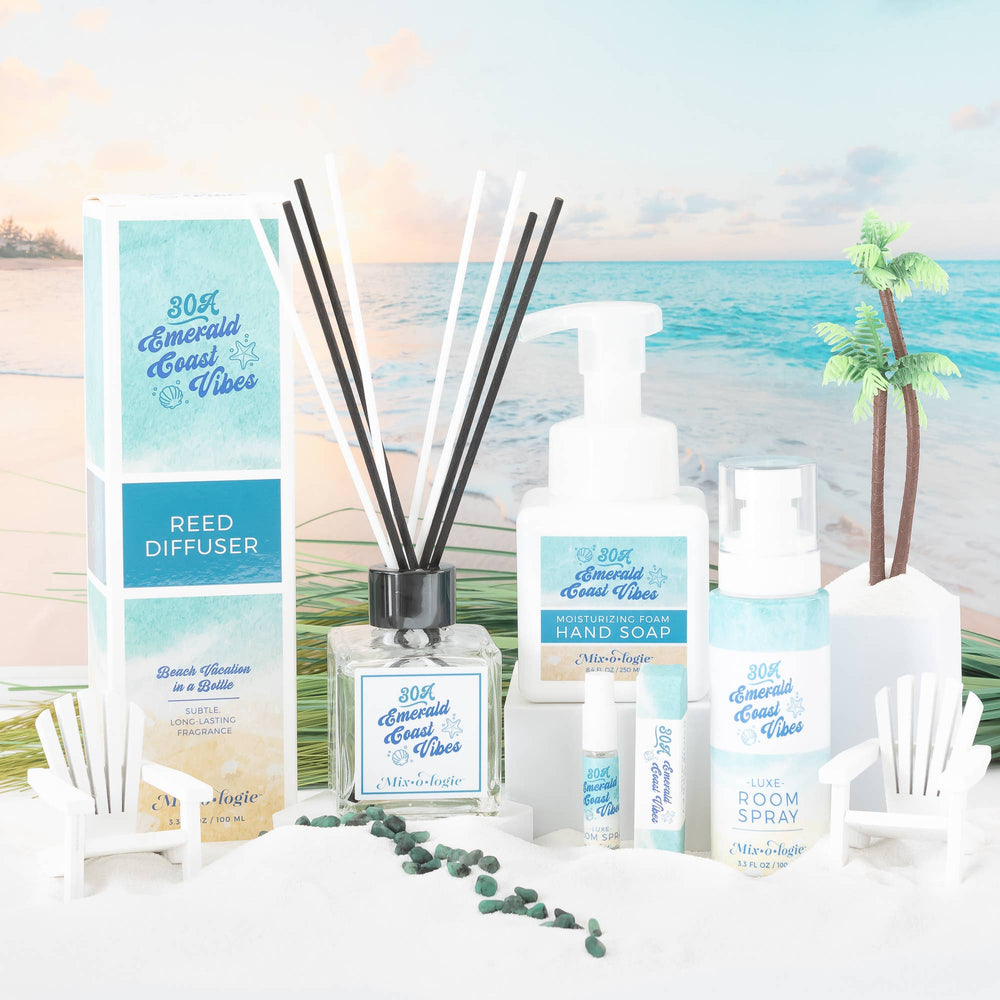 30A Emerald Coast Vibes | Reed Diffuser - 22 Palms Boutique