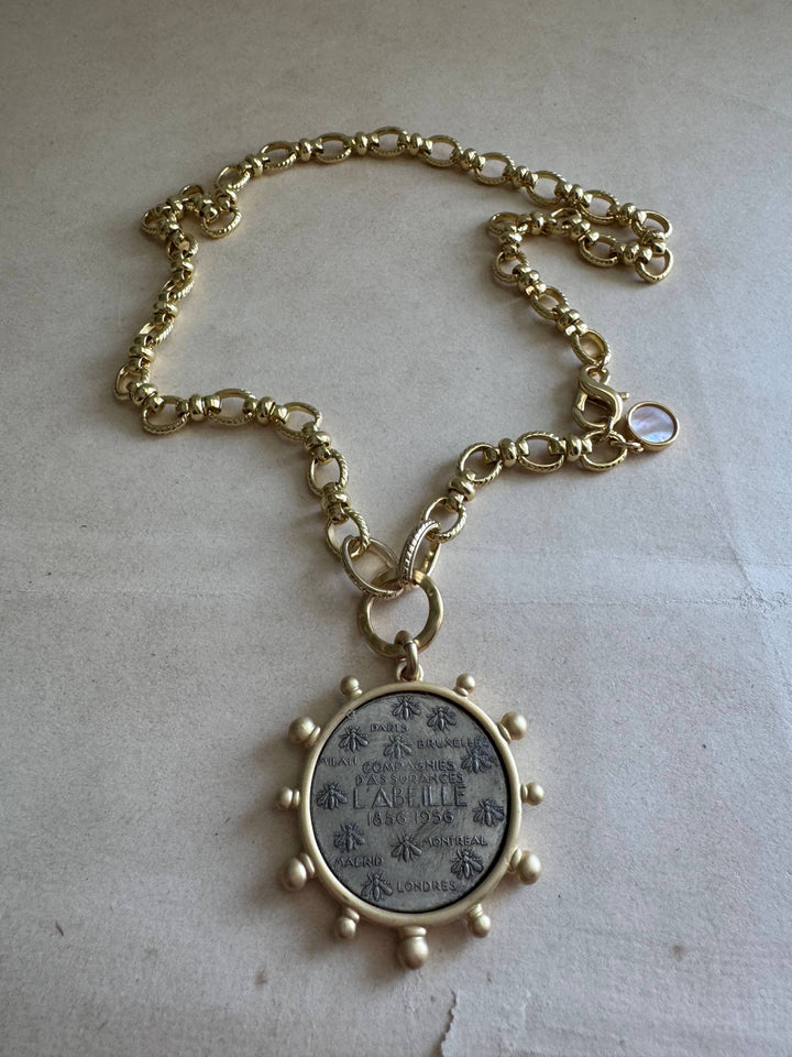 Paris Belle Medallion Necklace