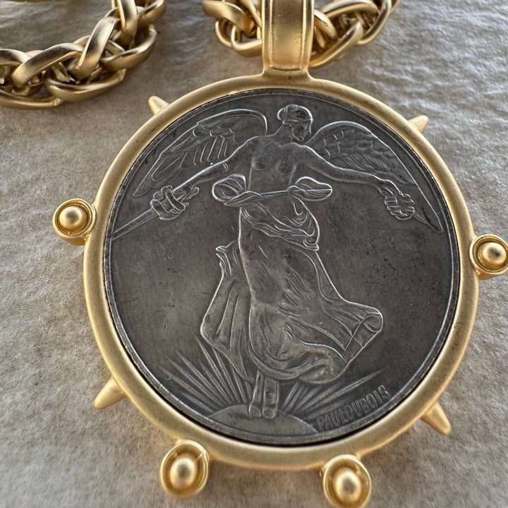 Whispers of Victory Coin Necklace