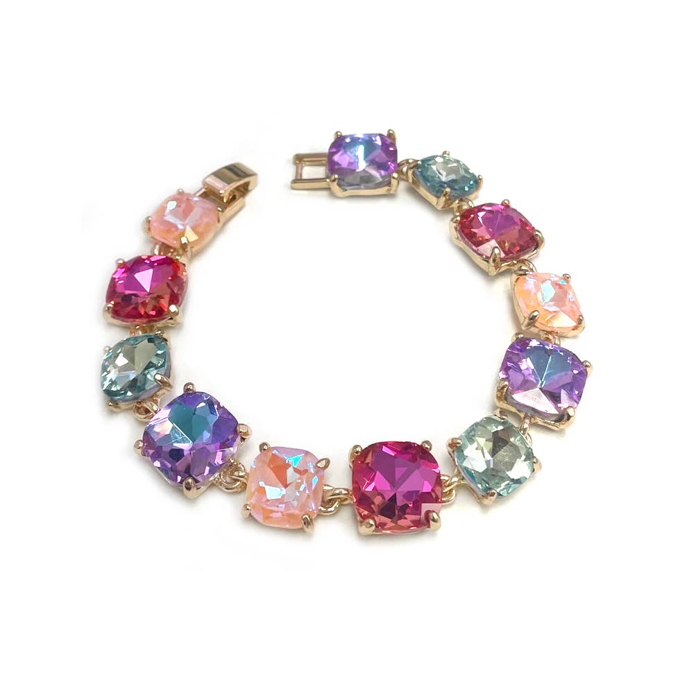 Parisian Blush Crystal Bracelet Collection