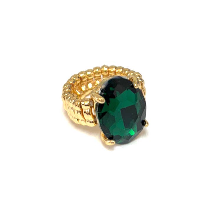 Oval Cocktail Cut Stretch Ring