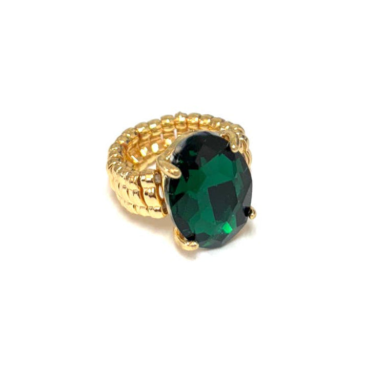 Oval Cocktail Cut Stretch Ring