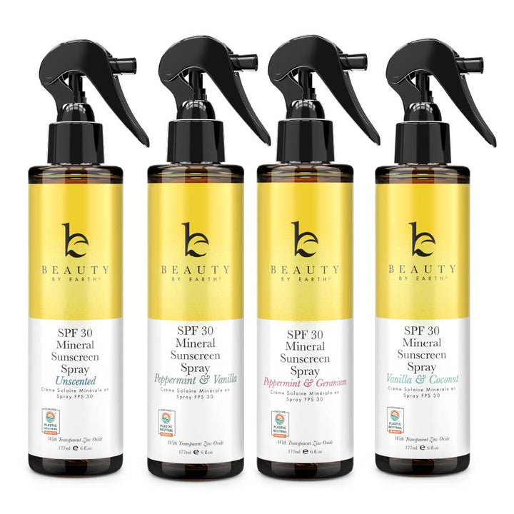 Mineral Sunscreen Spray SPF 30, 6oz - Reef Friendly: Vanilla & Coconut