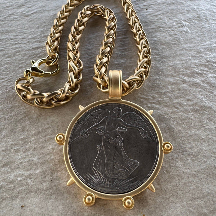 Whispers of Victory Coin Necklace