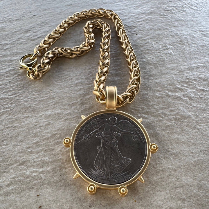 Whispers of Victory Coin Necklace