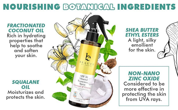 Mineral Sunscreen Spray SPF 30, 6oz - Reef Friendly: Vanilla & Coconut
