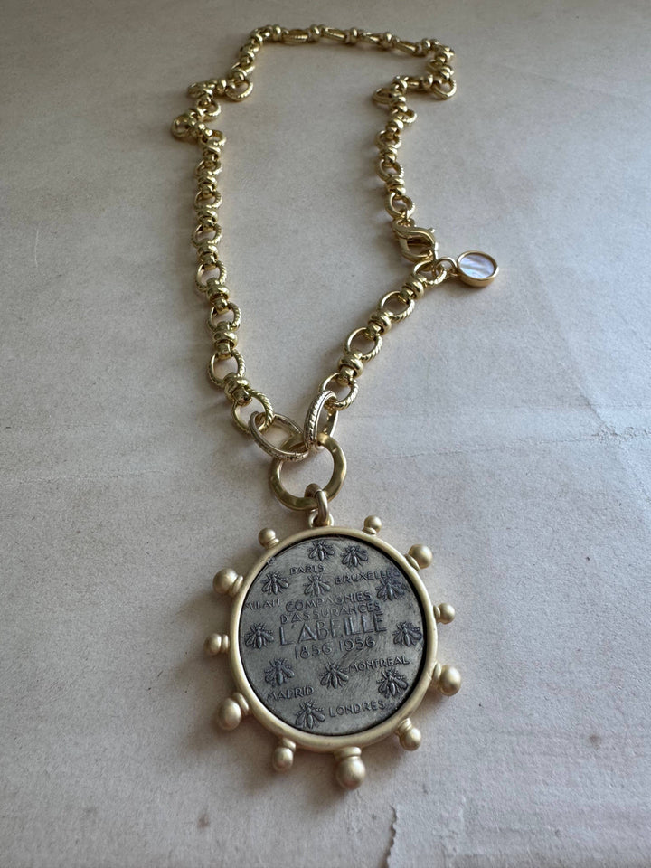 Paris Belle Medallion Necklace