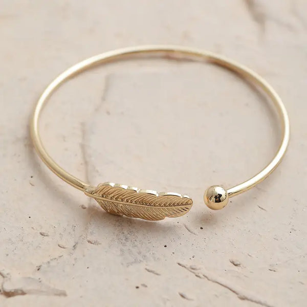 Feather Cuff Bracelet