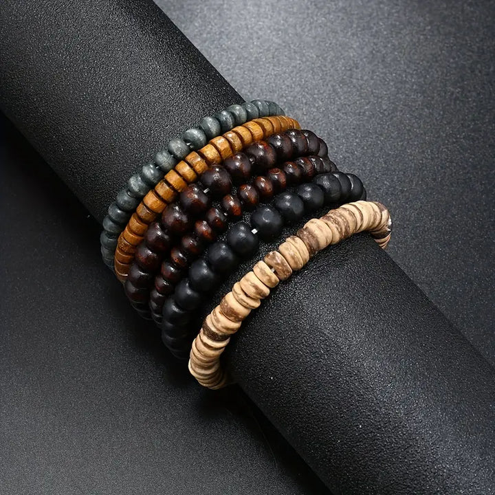 Wooden Bead Bracelets