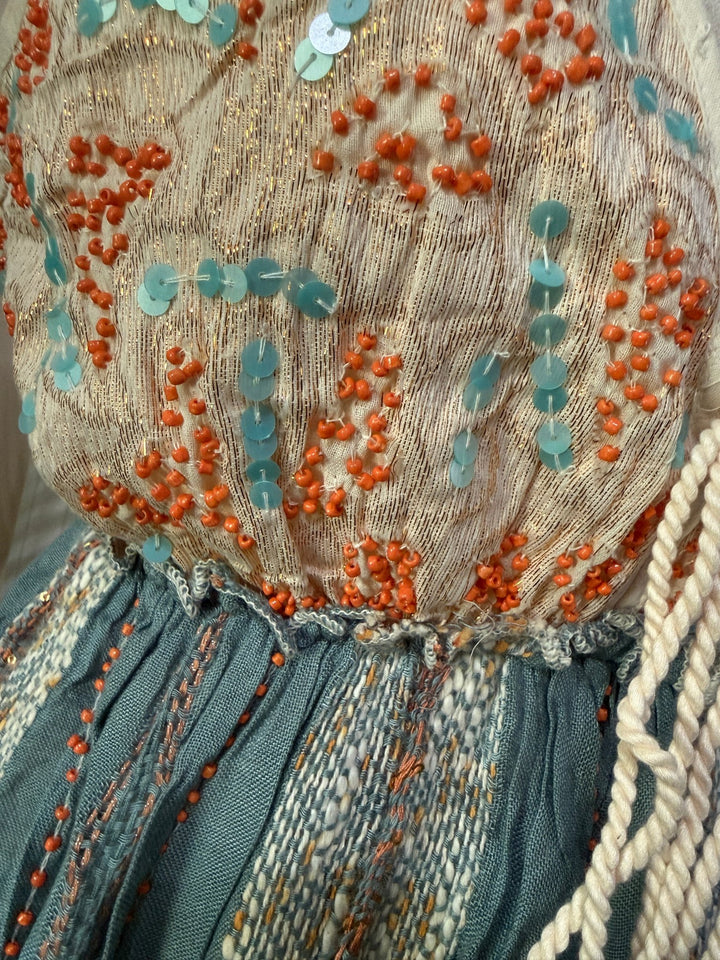 Aegean Lace Cotton Dress - 22 Palms Boutique