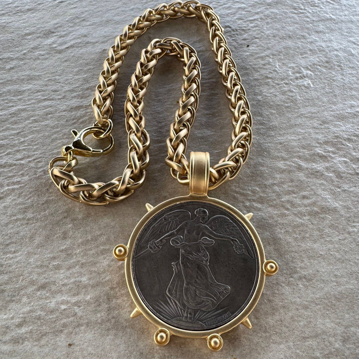 Whispers of Victory Coin Necklace