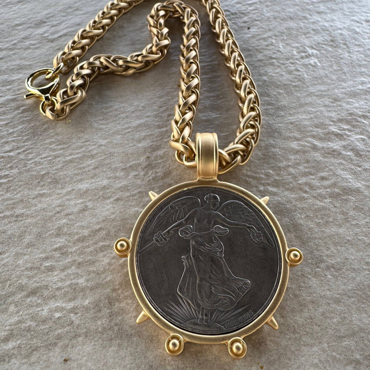 Whispers of Victory Coin Necklace