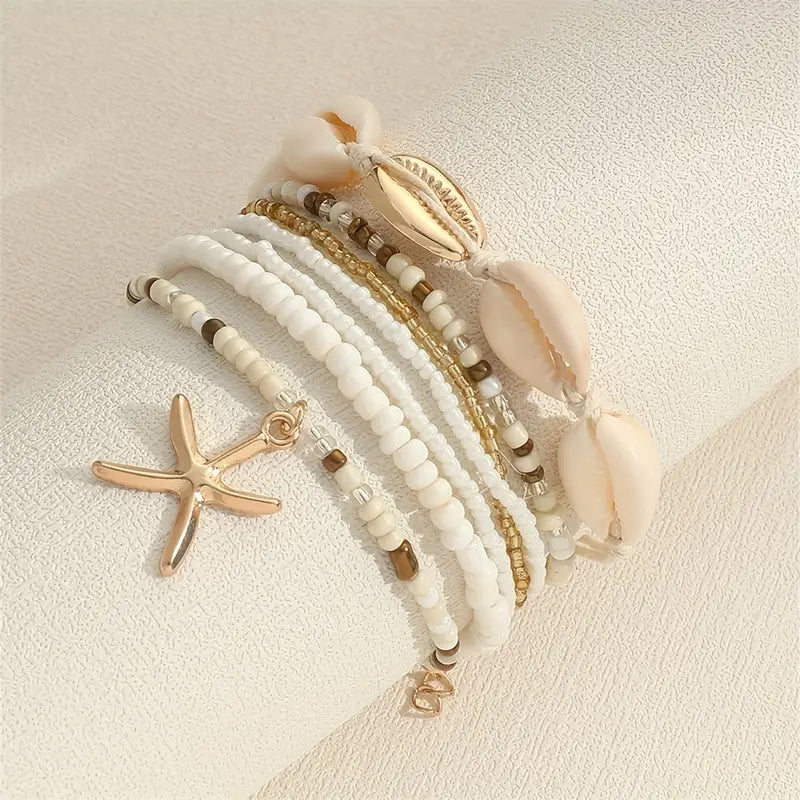 7 pcs Boho Beach Bracelet set