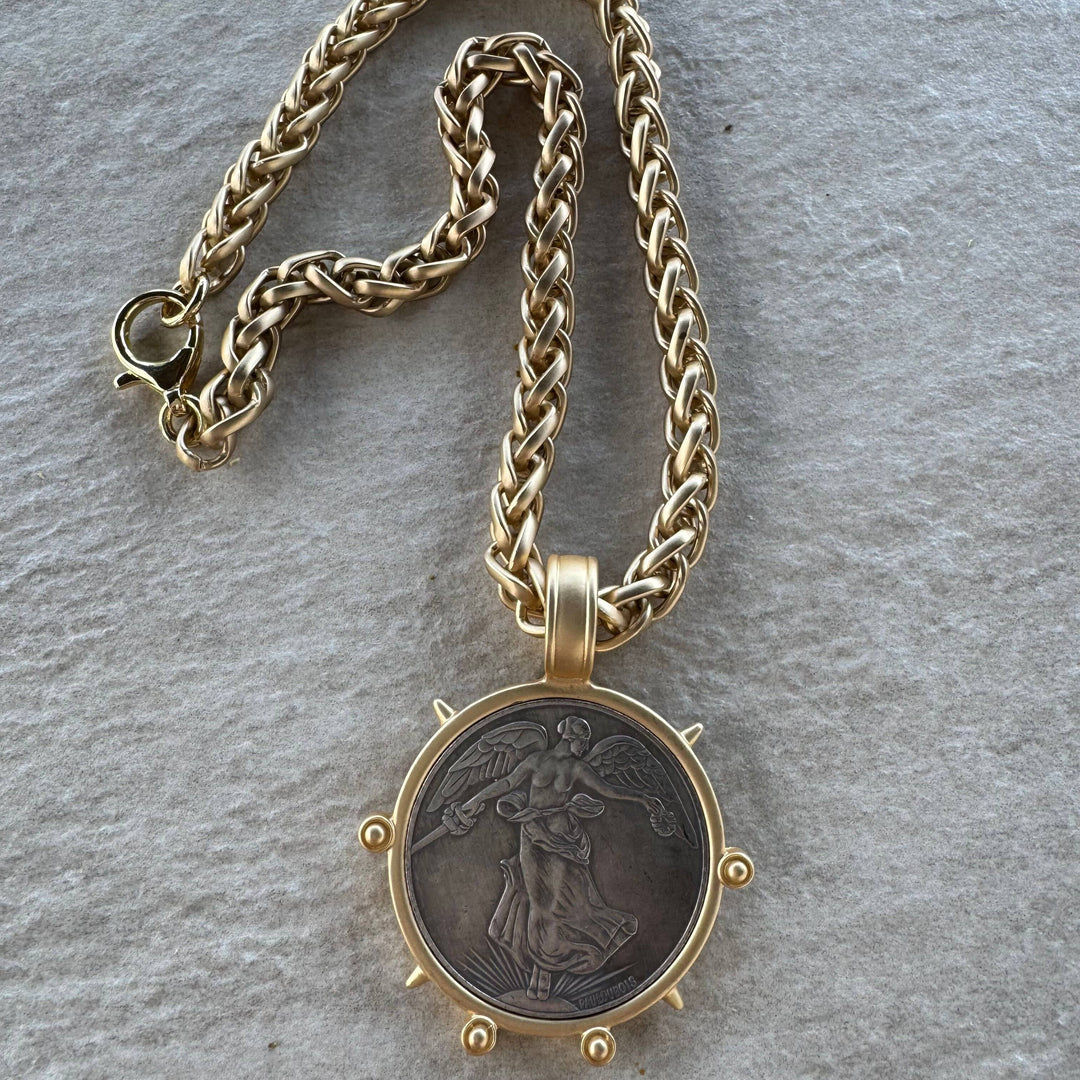 Whispers of Victory Coin Necklace