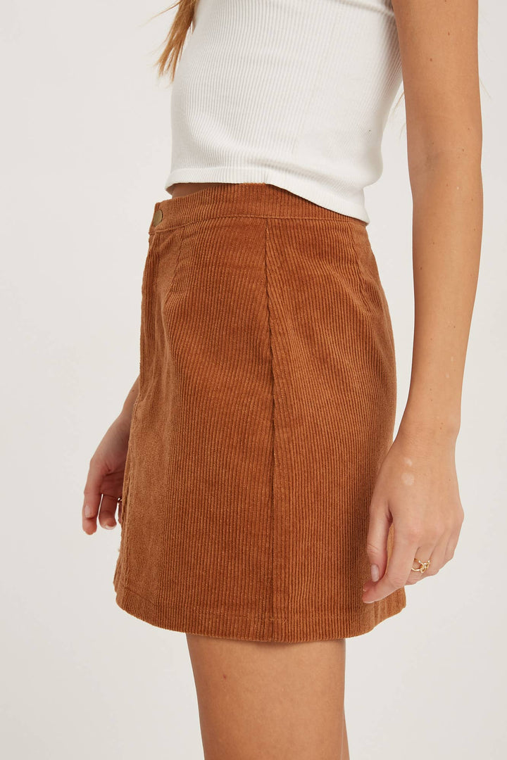 Classic Corduroy Mini Skirt - 22 Palms Boutique