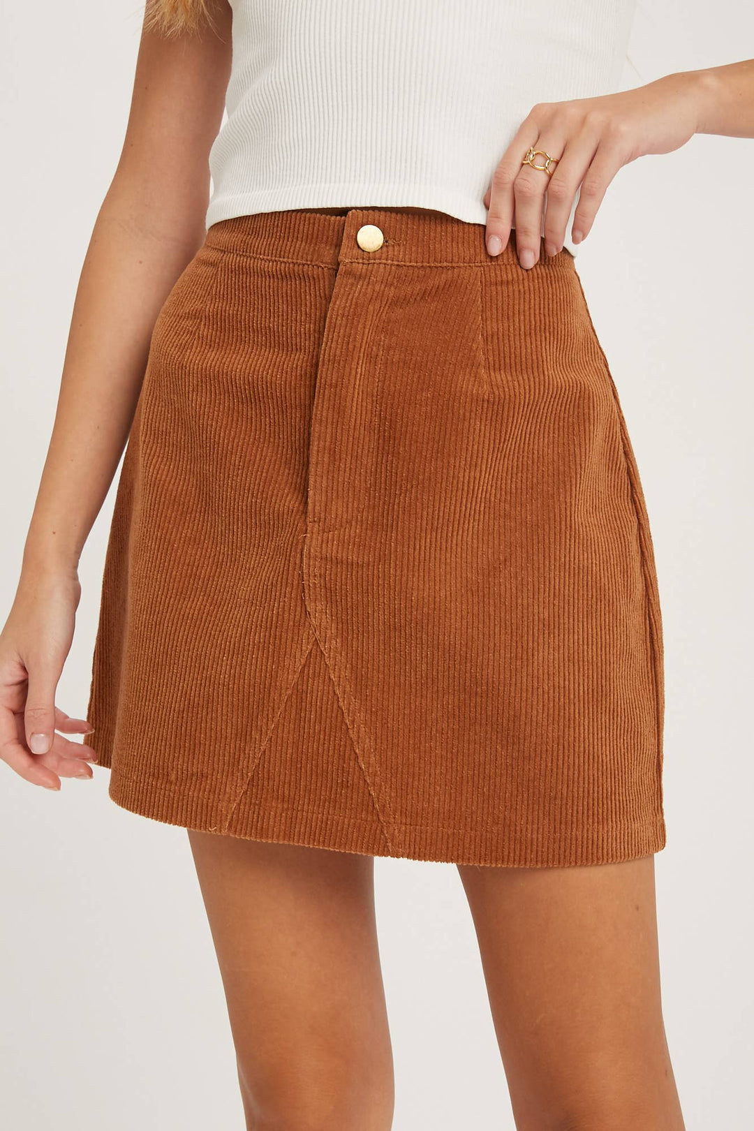 Classic Corduroy Mini Skirt - 22 Palms Boutique