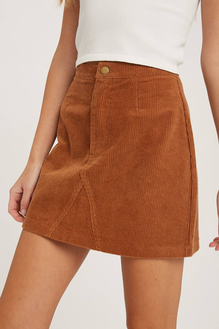 Classic Corduroy Mini Skirt - 22 Palms Boutique