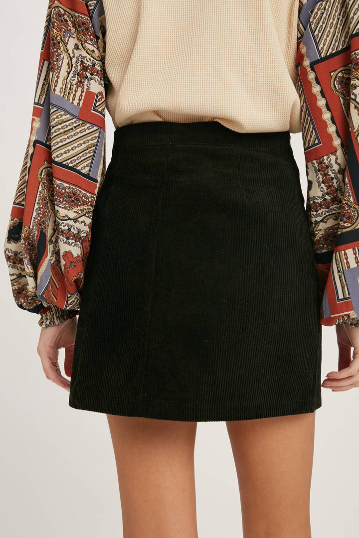 Classic Corduroy Mini Skirt - 22 Palms Boutique