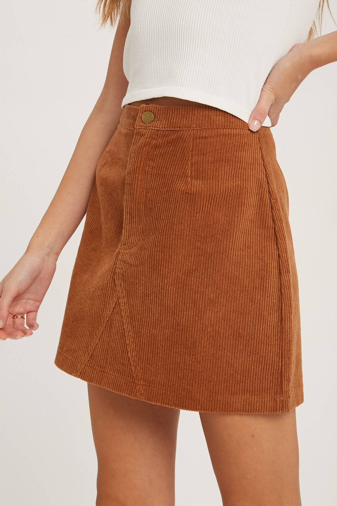 Classic Corduroy Mini Skirt - 22 Palms Boutique