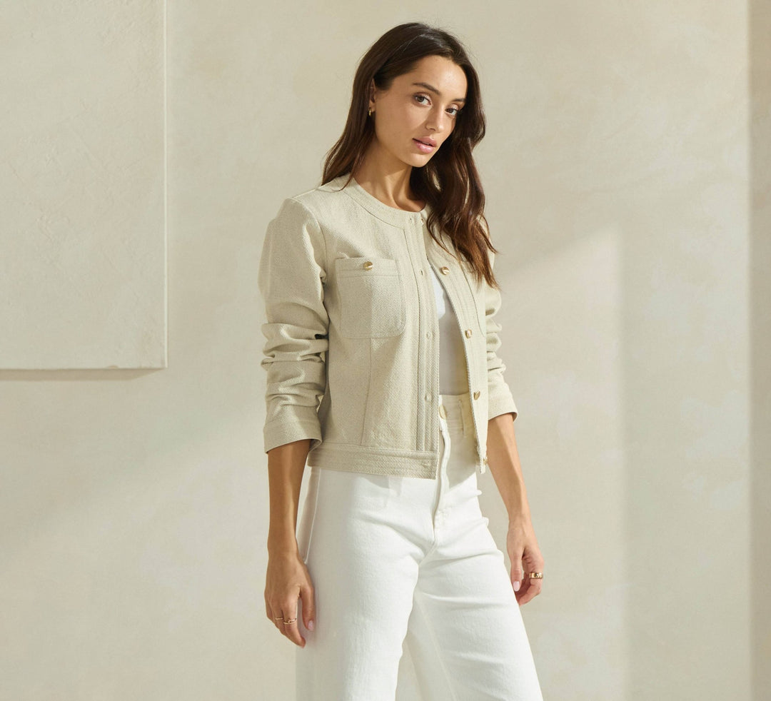 Cotton Twill Jacket - 22 Palms Boutique