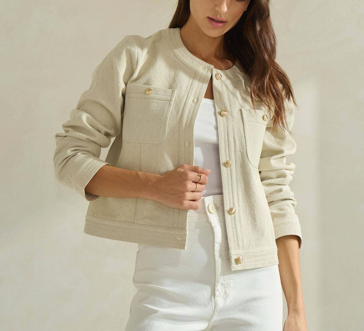 Cotton Twill Jacket - 22 Palms Boutique