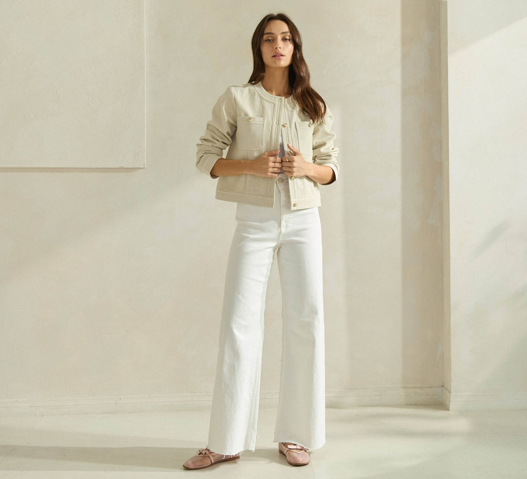 Cotton Twill Jacket - 22 Palms Boutique