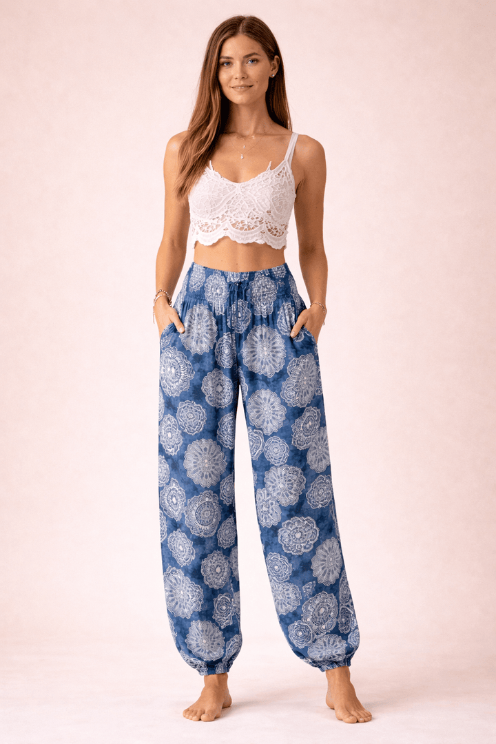 Crater Lake Harem Beach Pants - 22 Palms Boutique