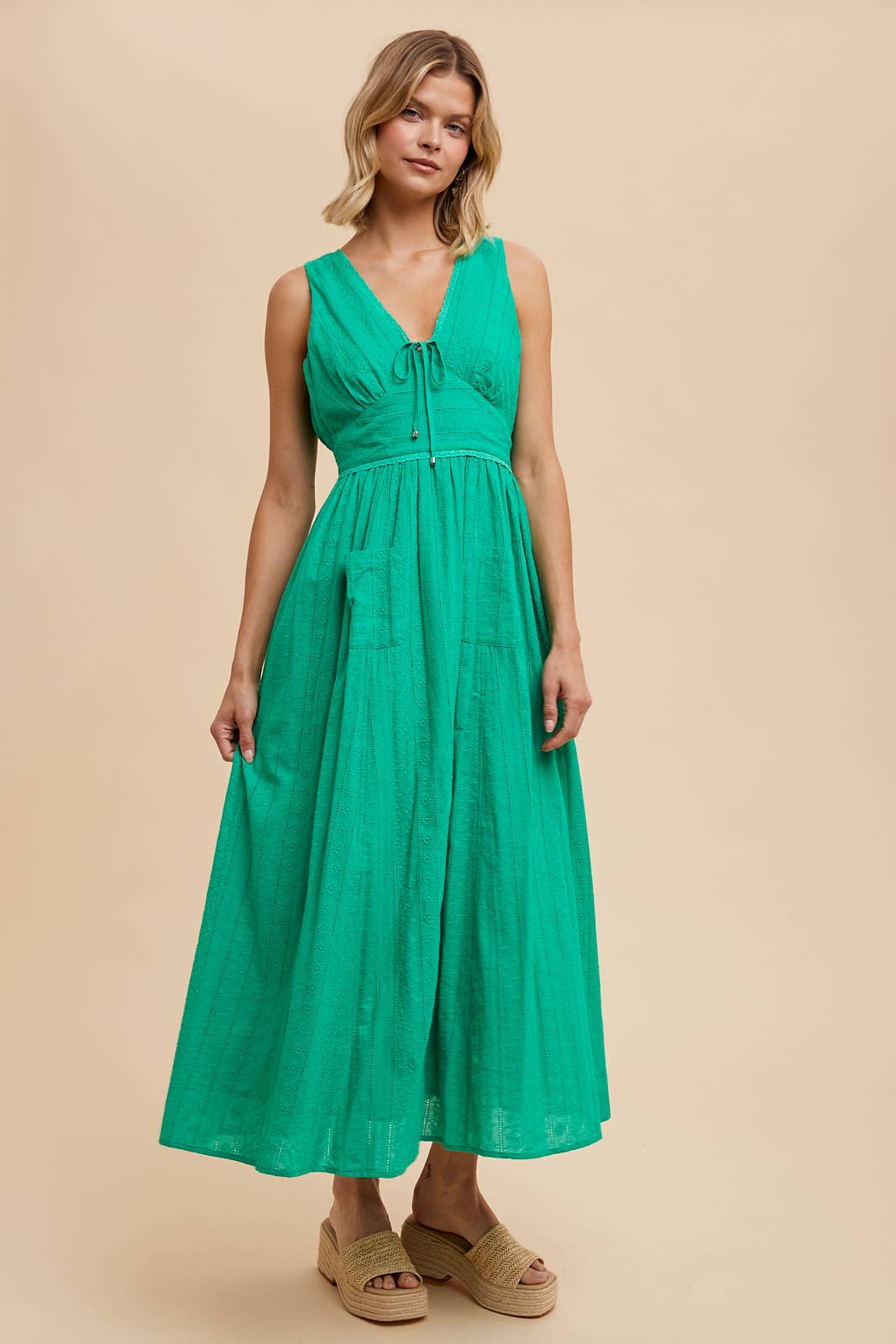 Darling Cotton Eyelet Dress - 22 Palms Boutique