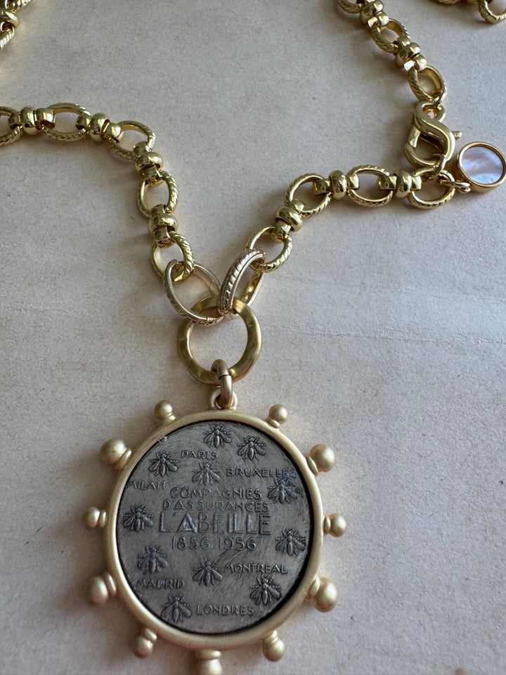 Paris Belle Medallion Necklace