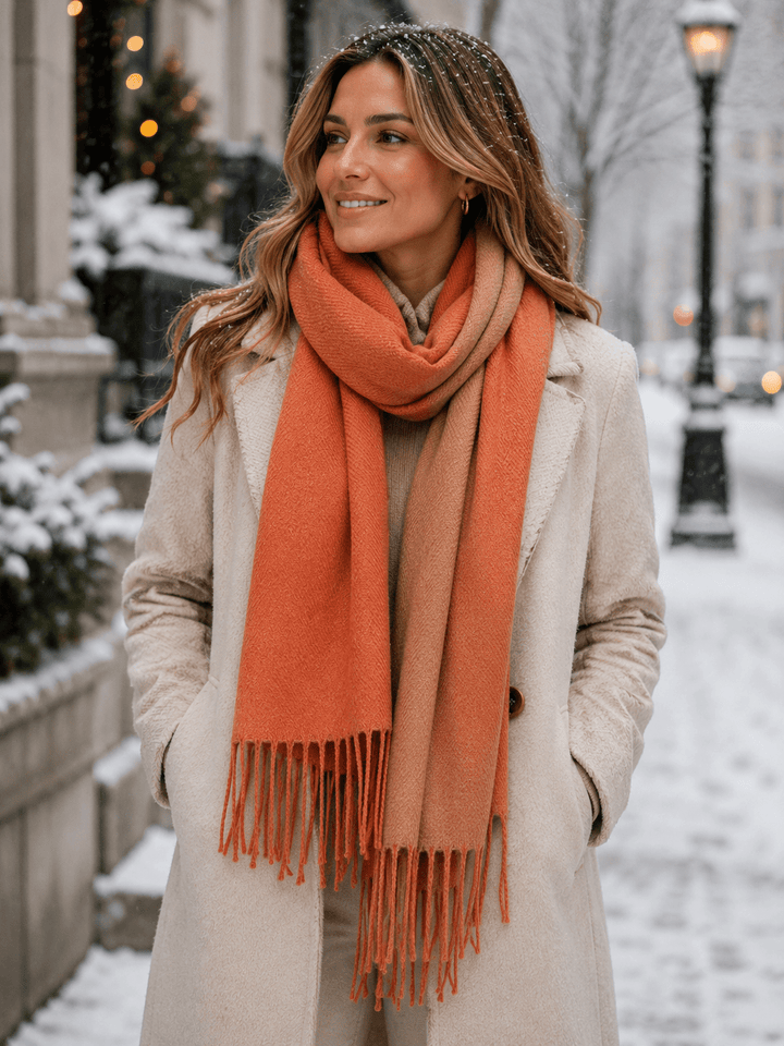 Double Sided Solid Color Cashmere-like Scarf, multiple colors - 22 Palms Boutique