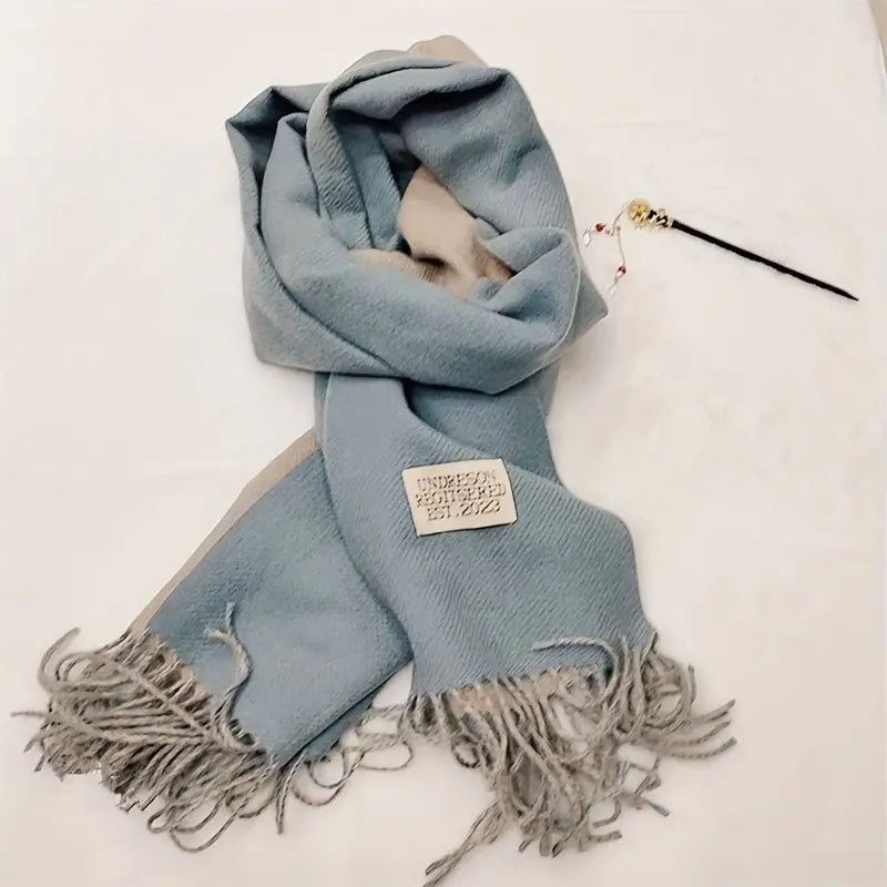 Double Sided Solid Color Cashmere - like Scarf, multiple colors - 22 Palms Boutique