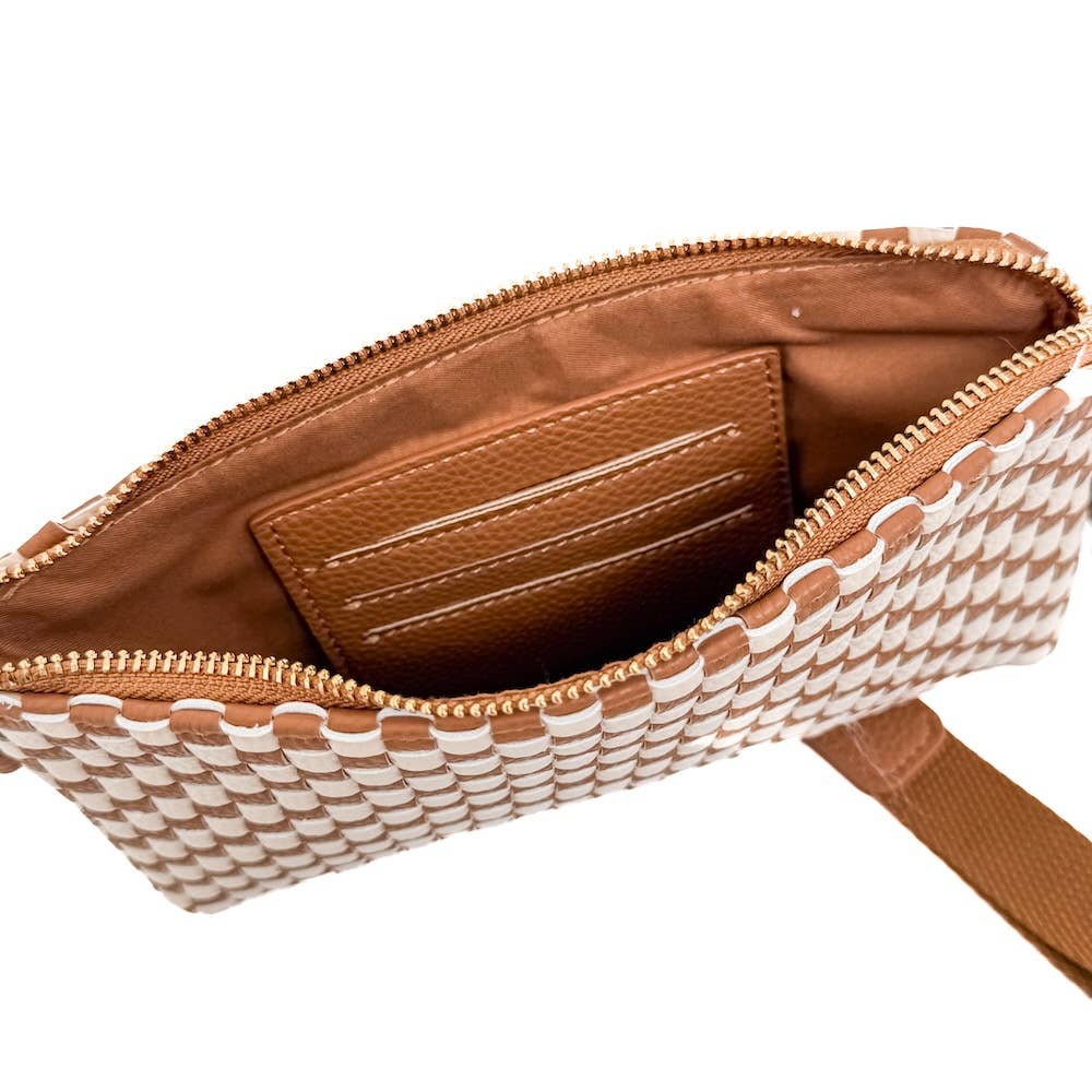 Emma Woven Clutch Wristlet - 22 Palms Boutique