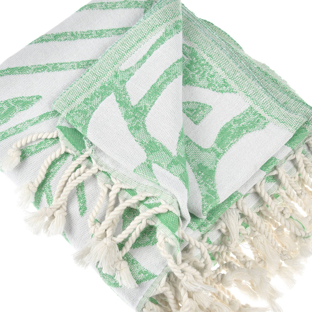 *Exclusive Antalia Peshtemal Pure Cotton Beach Towel: Benetton - 22 Palms Boutique