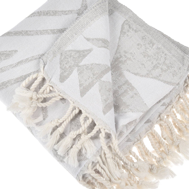 *Exclusive Antalia Peshtemal Pure Cotton Beach Towel: Benetton - 22 Palms Boutique