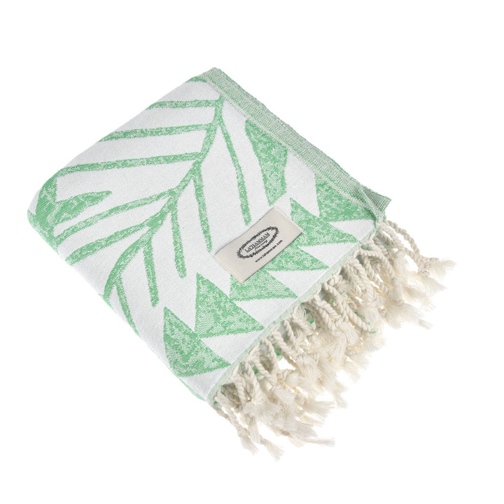 *Exclusive Antalia Peshtemal Pure Cotton Beach Towel: Benetton - 22 Palms Boutique