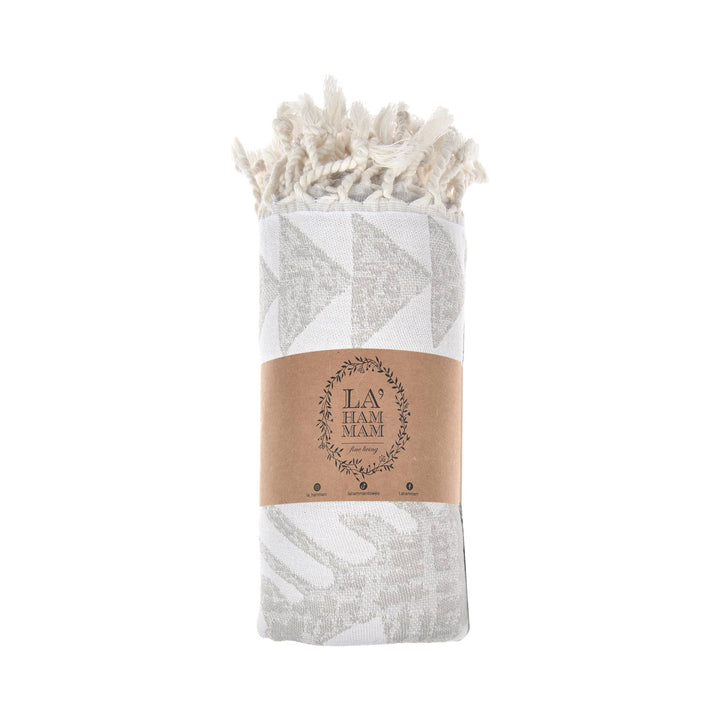 *Exclusive Antalia Peshtemal Pure Cotton Beach Towel: Benetton - 22 Palms Boutique