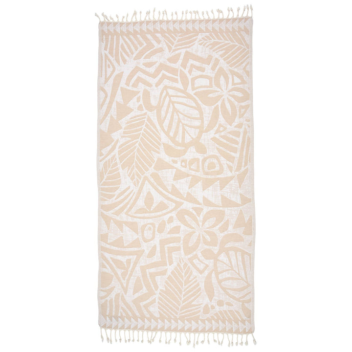 *Exclusive Antalia Peshtemal Pure Cotton Beach Towel: Benetton - 22 Palms Boutique