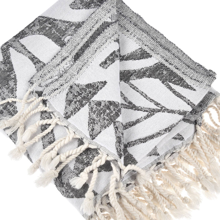 *Exclusive Antalia Peshtemal Pure Cotton Beach Towel: Benetton - 22 Palms Boutique