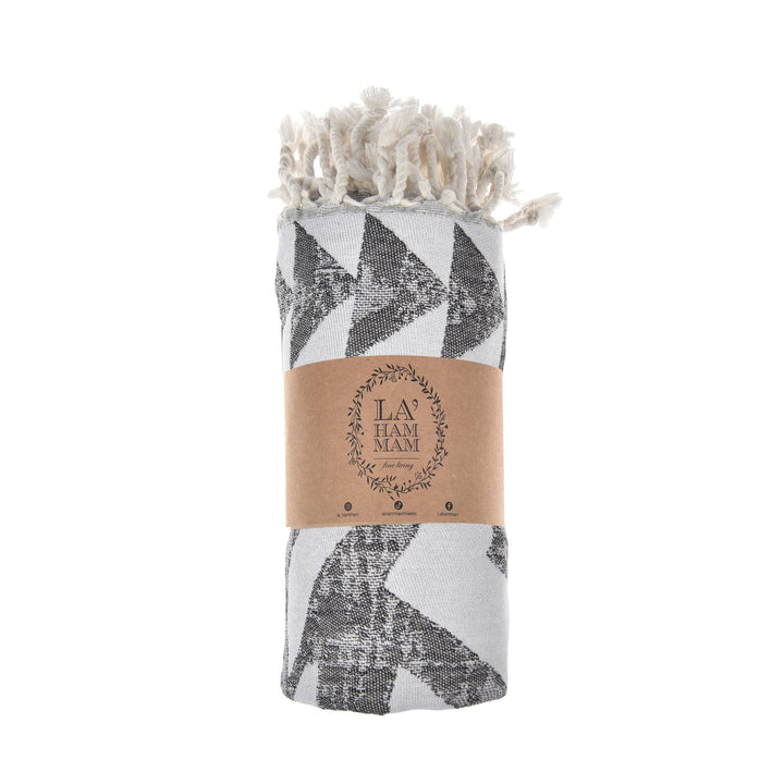*Exclusive Antalia Peshtemal Pure Cotton Beach Towel: Benetton - 22 Palms Boutique