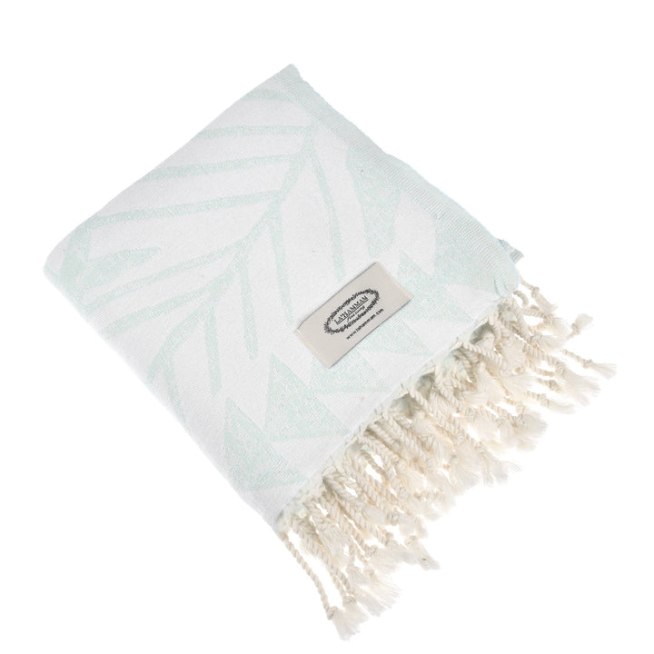 *Exclusive Antalia Peshtemal Pure Cotton Beach Towel: Benetton - 22 Palms Boutique