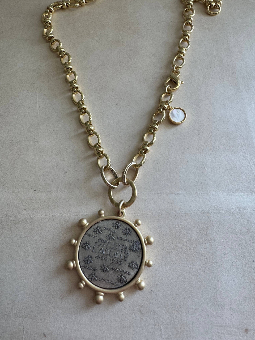 Paris Belle Medallion Necklace