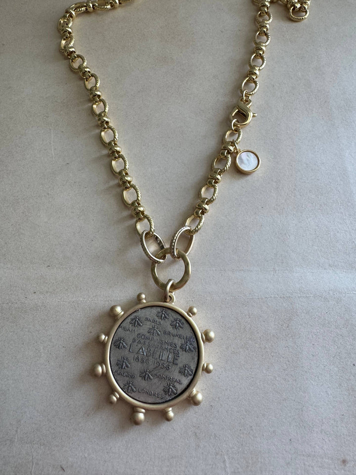 Paris Belle Medallion Necklace