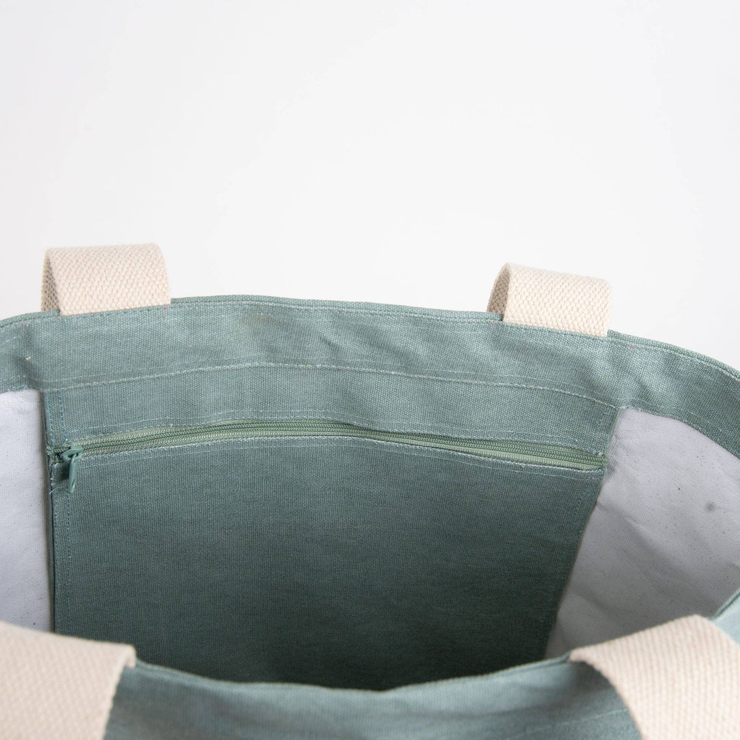 Fiji Water Resistant Embroidered Monstera Leaf Tote - 22 Palms Boutique