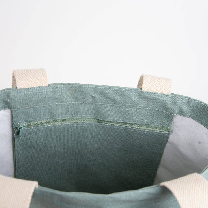 Fiji Water Resistant Embroidered Monstera Leaf Tote - 22 Palms Boutique