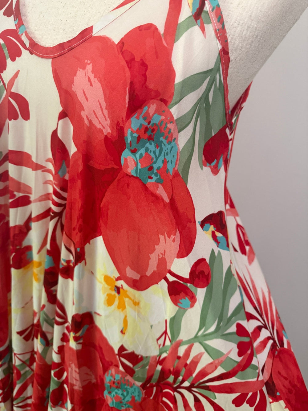 Floral Spaghetti Strap Dress - 22 Palms Boutique