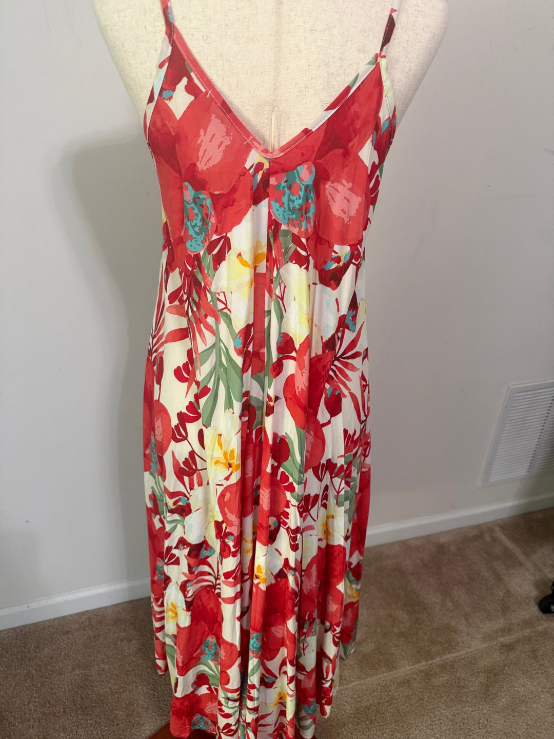 Floral Spaghetti Strap Dress - 22 Palms Boutique