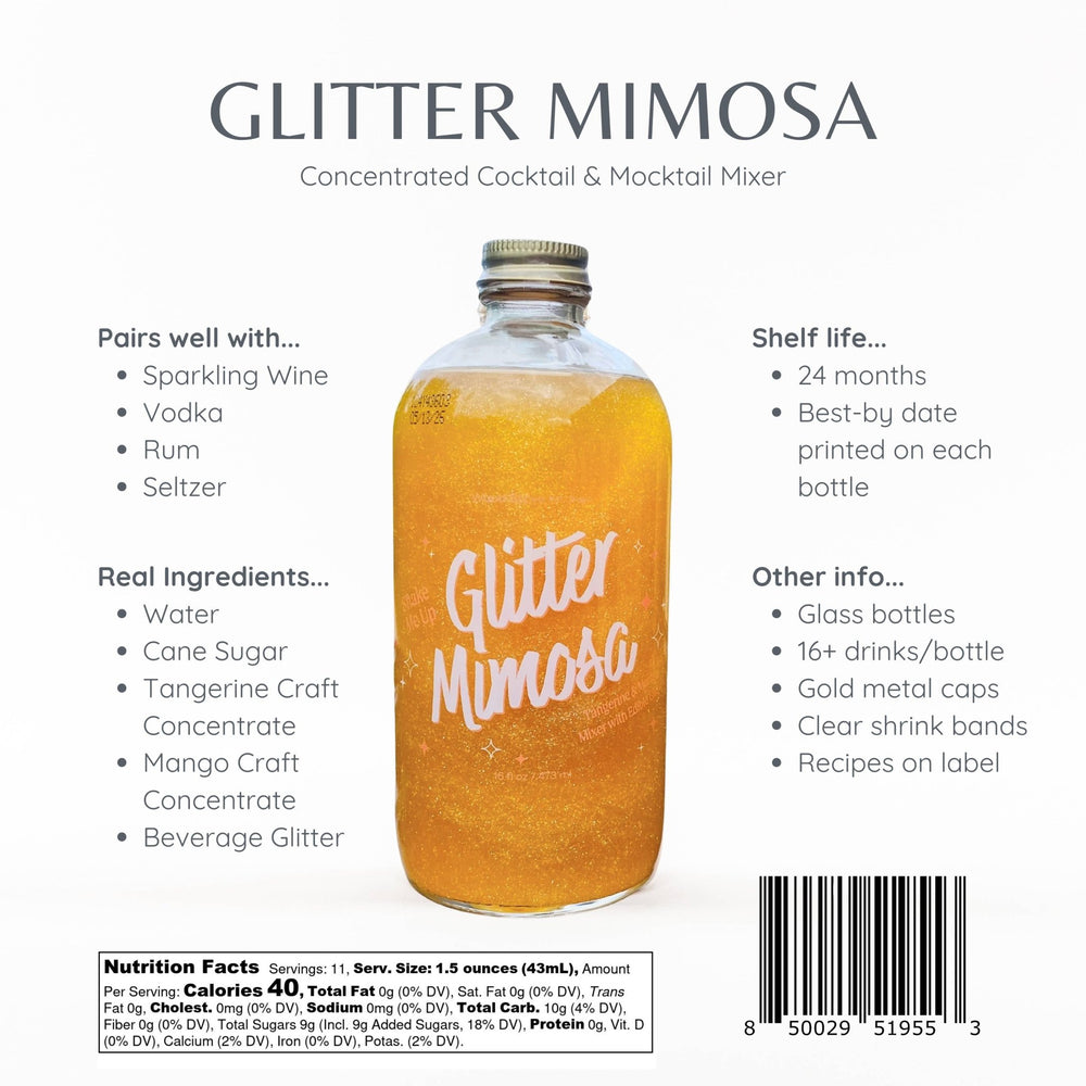 Glitter Mimosa Mixer - 22 Palms Boutique